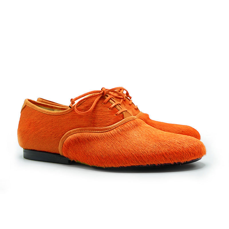 Hot Sale SS25_40 DUTRONC Pumpkin | Orange Leather Derby