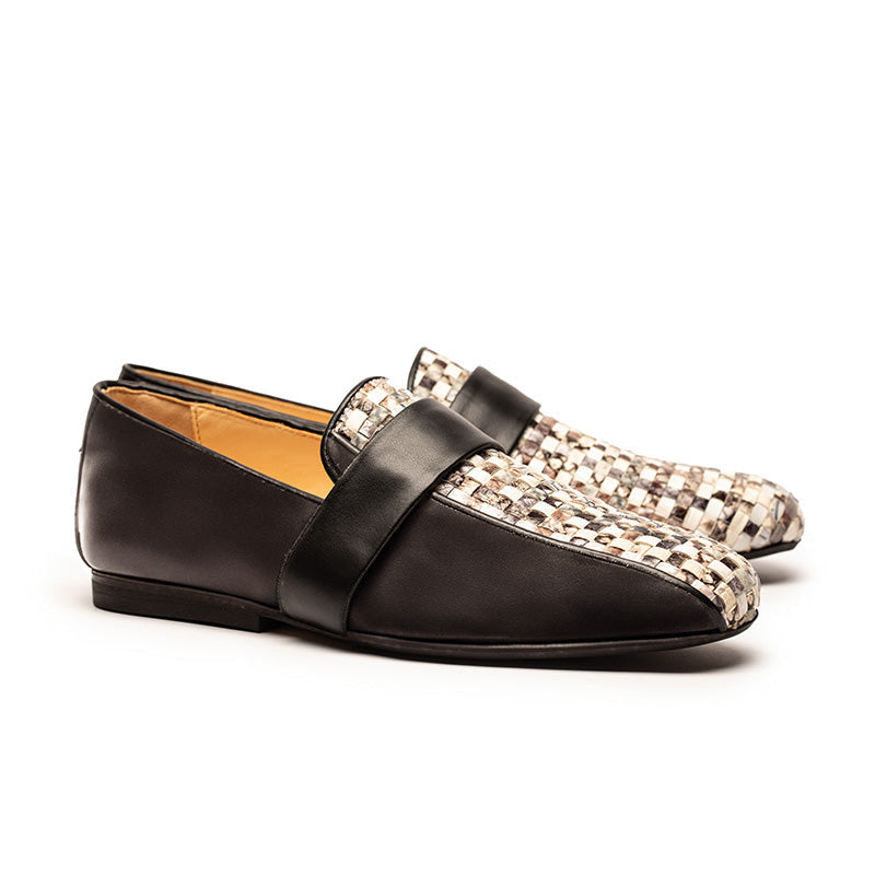 Hot Sale SS25_37 MONDRIAN Charcoal | Leather Loafers